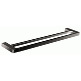 Arcisan Eneo Double Streamline Towel Rail 60cm - Matt Black
